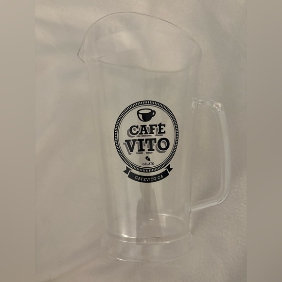 cafe vito Other - Montreal Brand Cafe Clear Plastic Pitcher